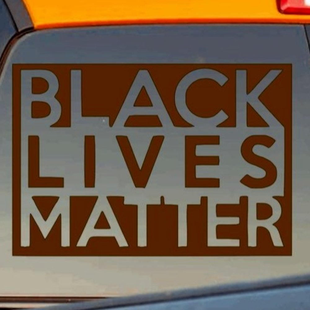 BLM Vinyl Decal 7 inch design